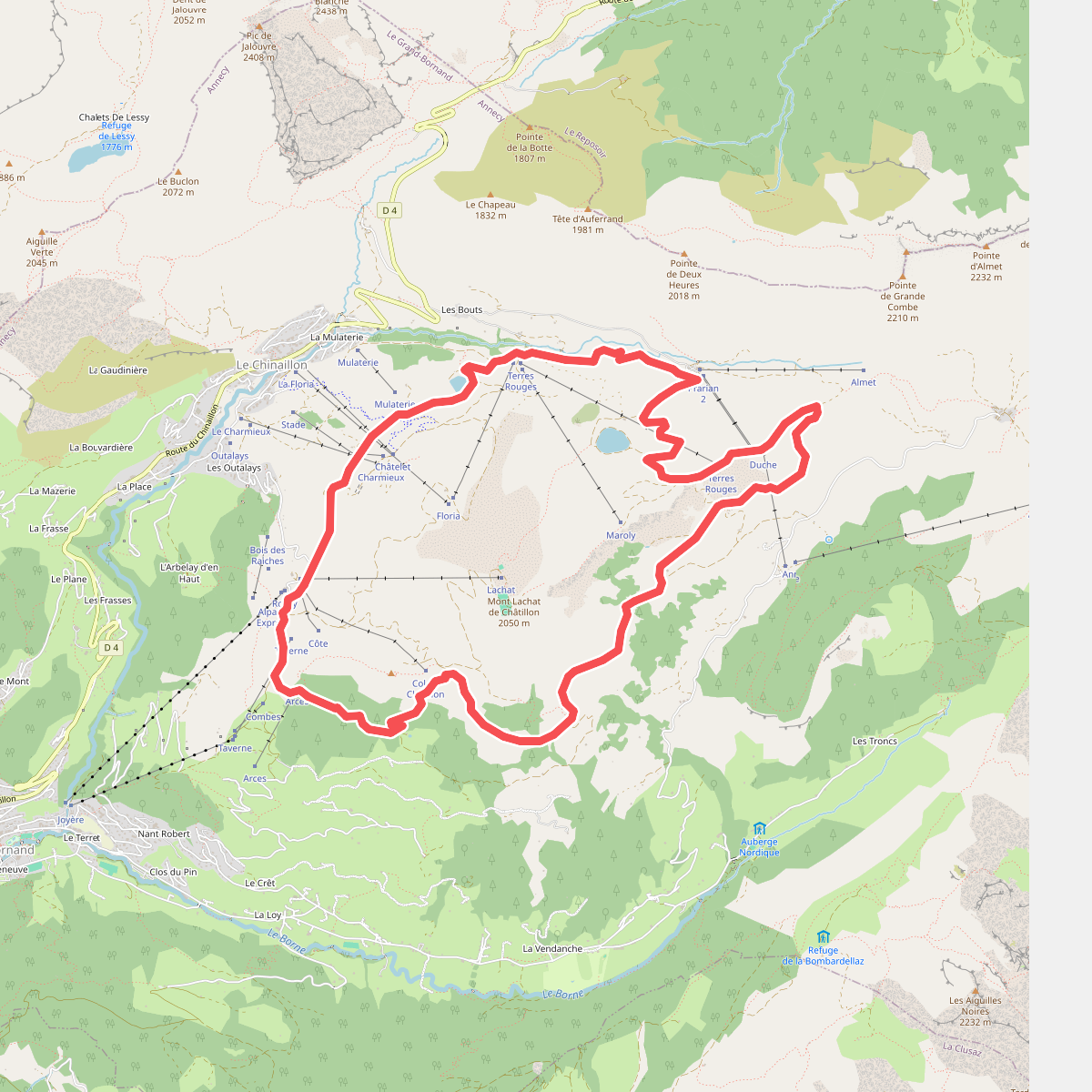 Tour du Mont Lachat de Châtillon