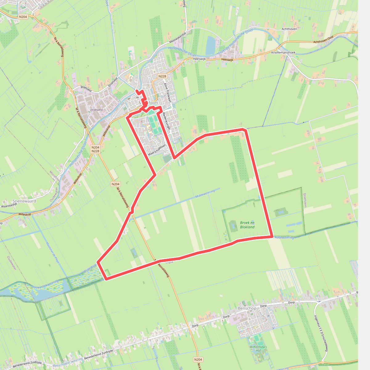 Boergondische wandelroute