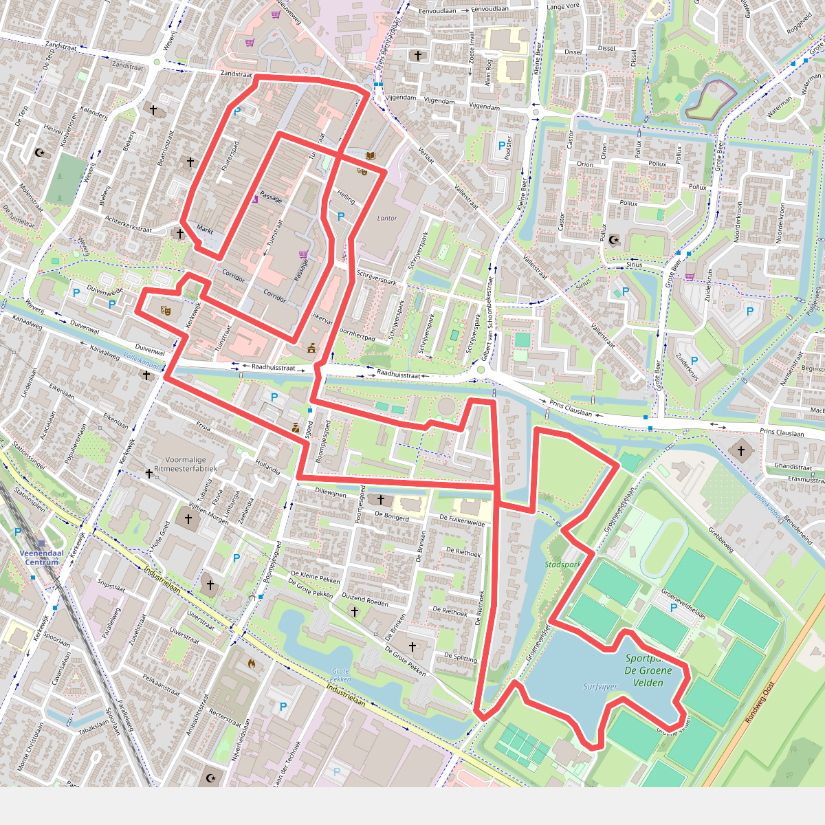 Wandelroute Veenendaal Centrum