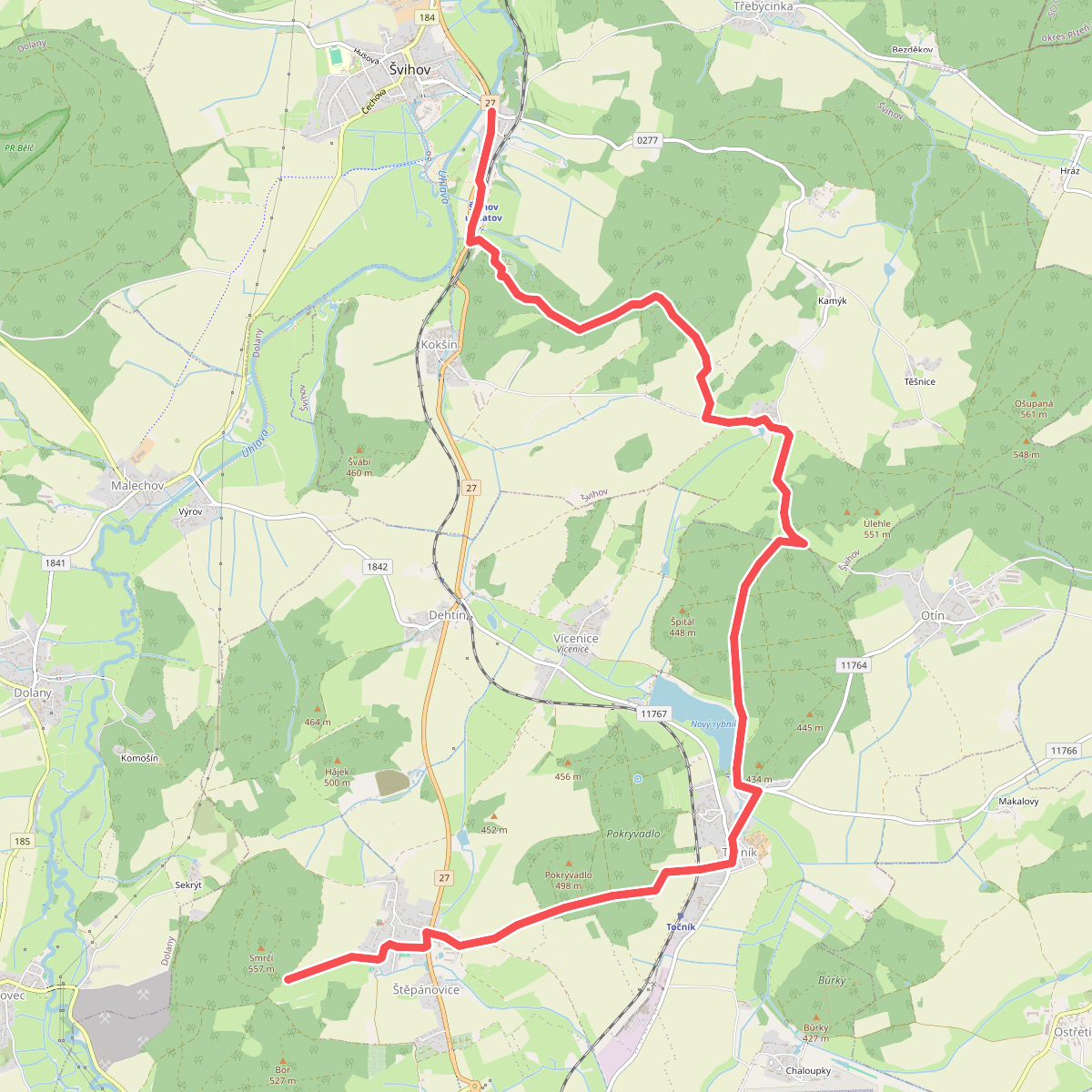 [M] Klatovský Bor - Švihov
