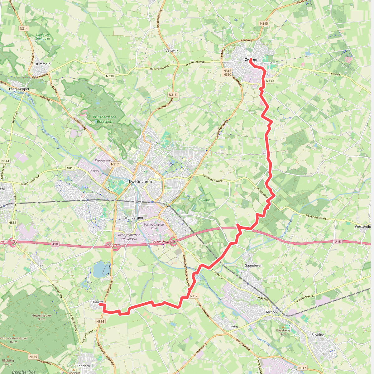 Zelhem - Braamt · Pieterpad etappe 15