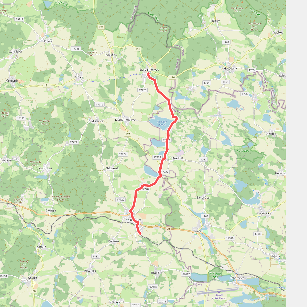 [M] Kasejovice - Starý Smolivec