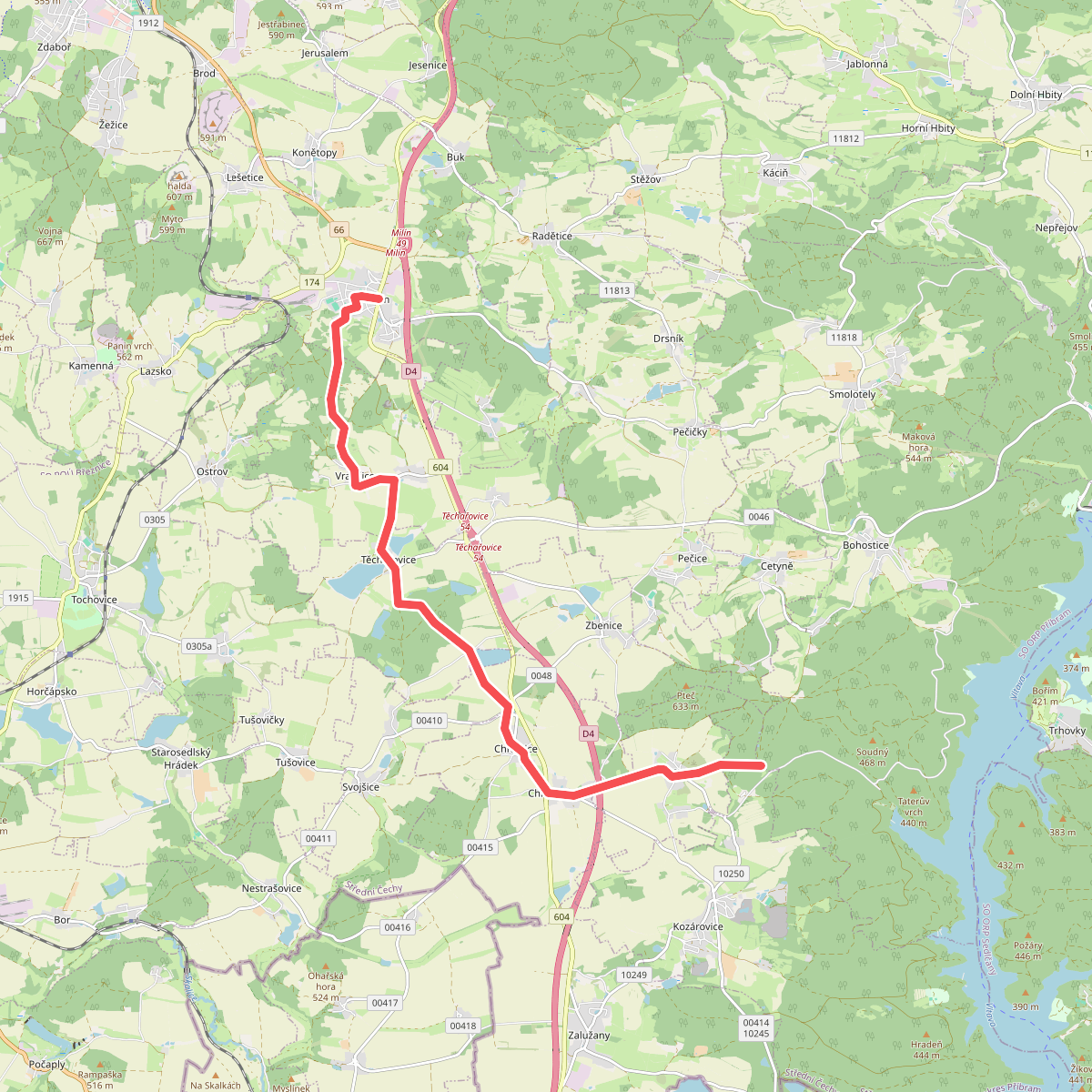 [M] Podholušice - Milín