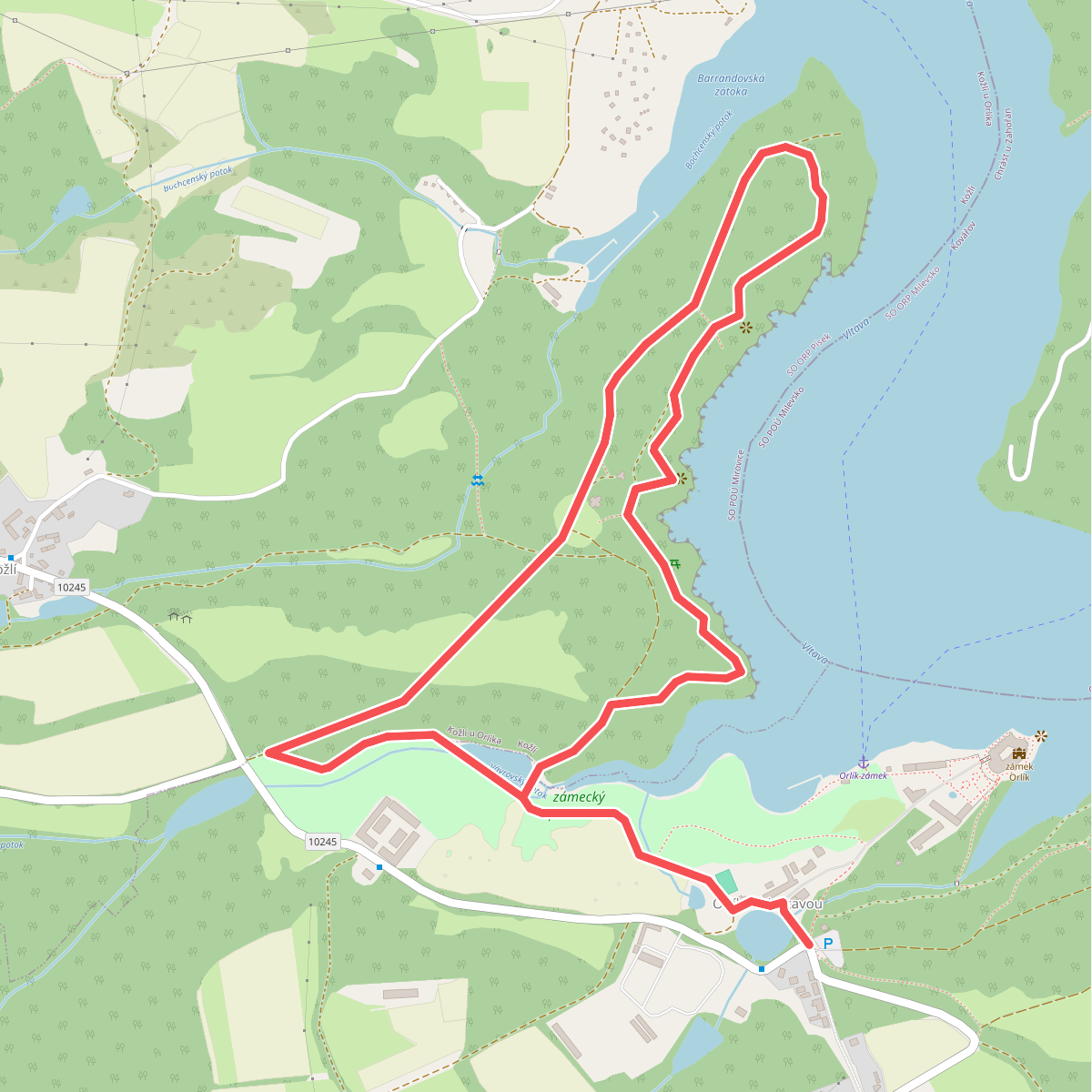 Okružní trasa - park