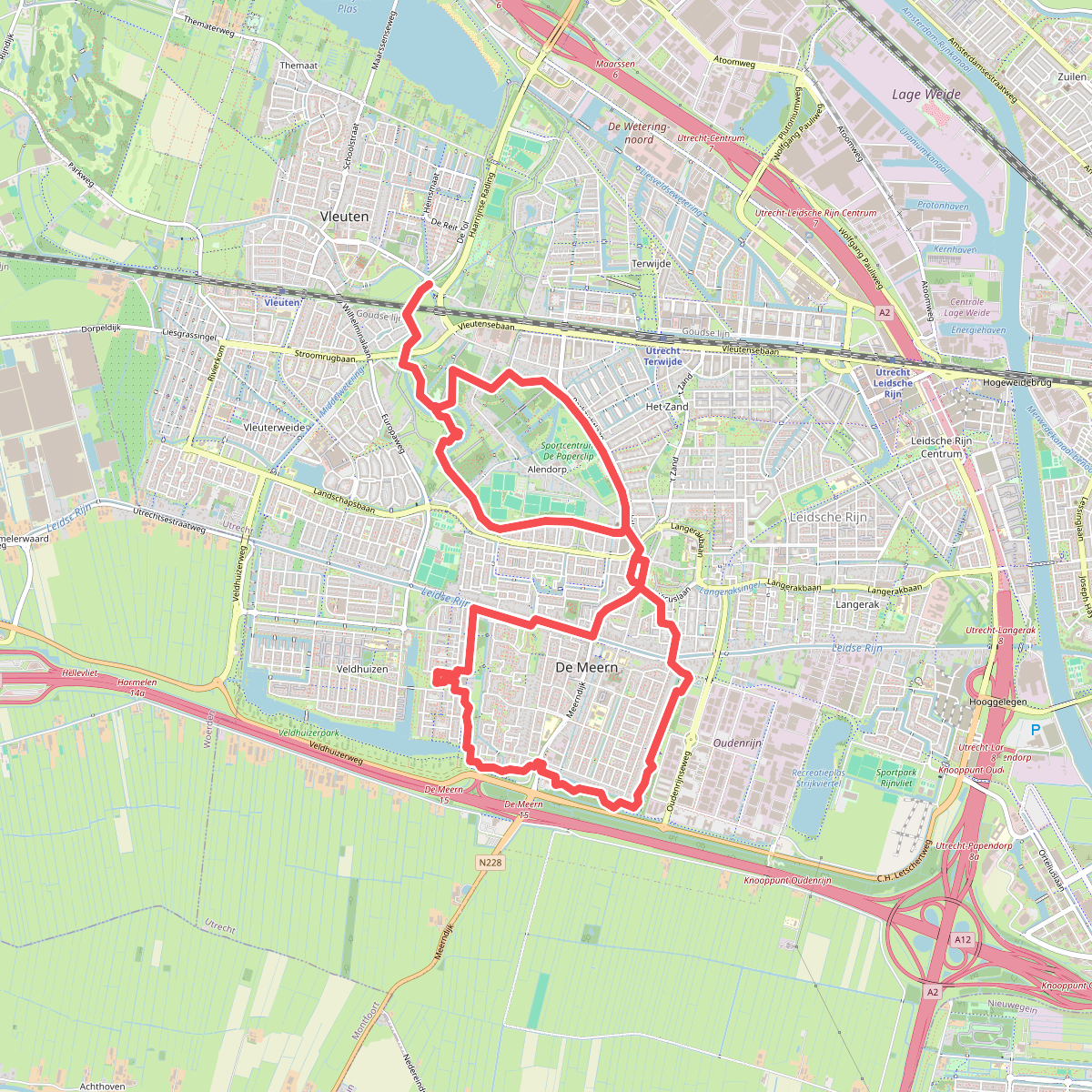 Wandelroute groen, groener, groenst