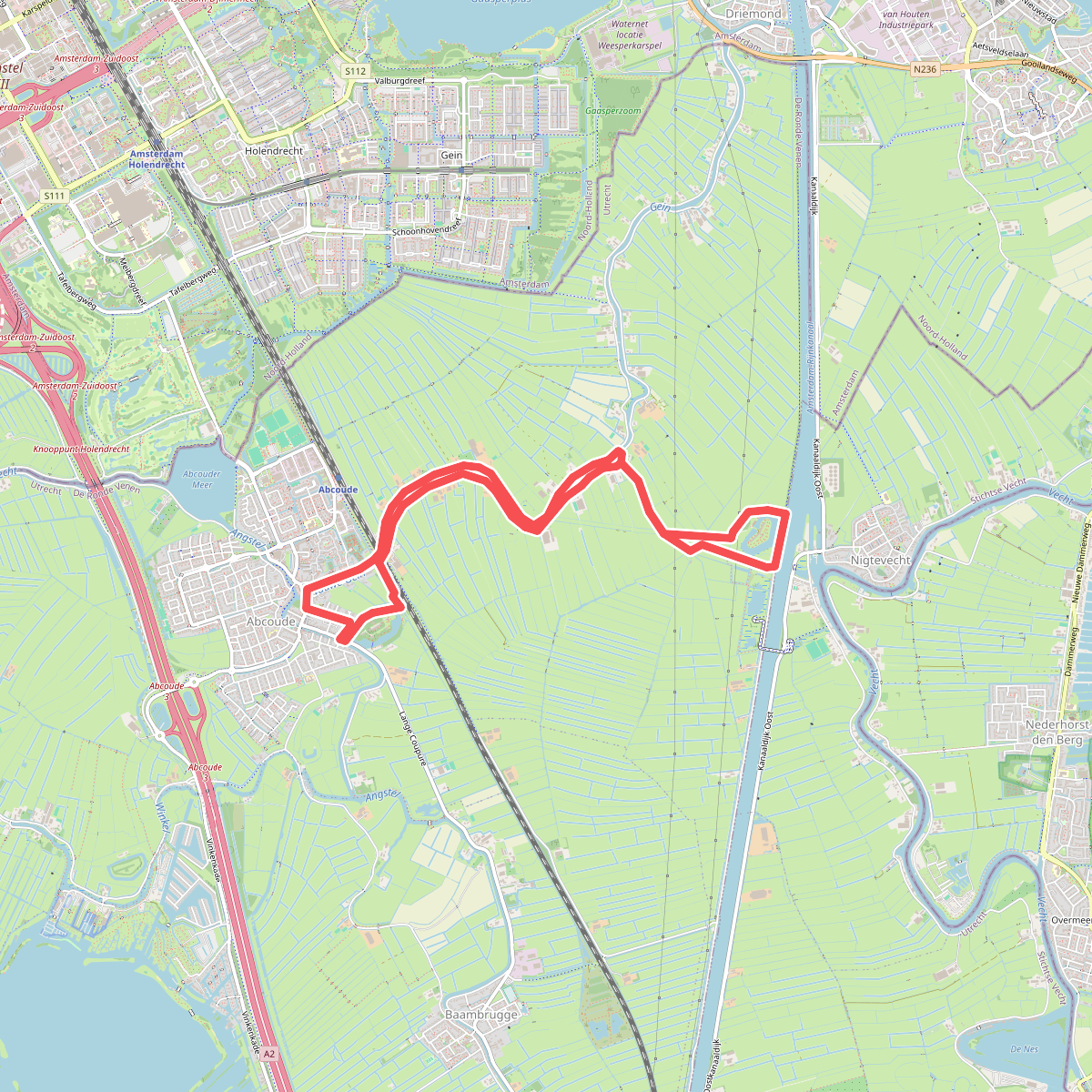 Wandelroute Liniepad Abcoude