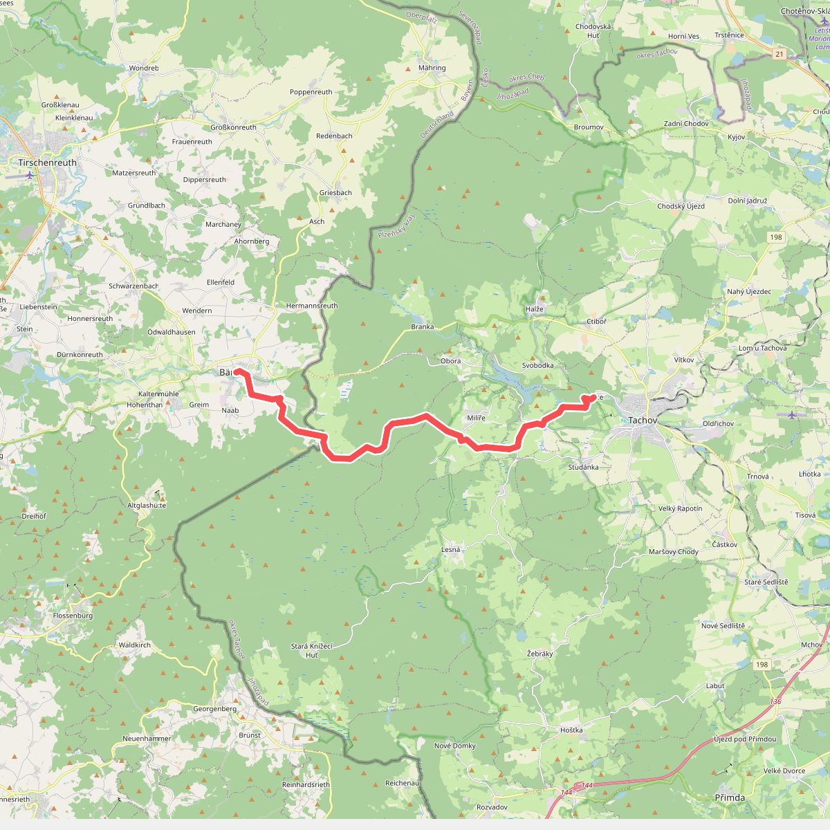 Zlatá stezka Bärnau – Tachov