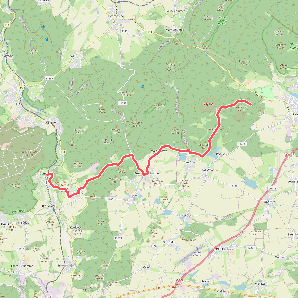 [M] Dominikální Paseky - Rosovice