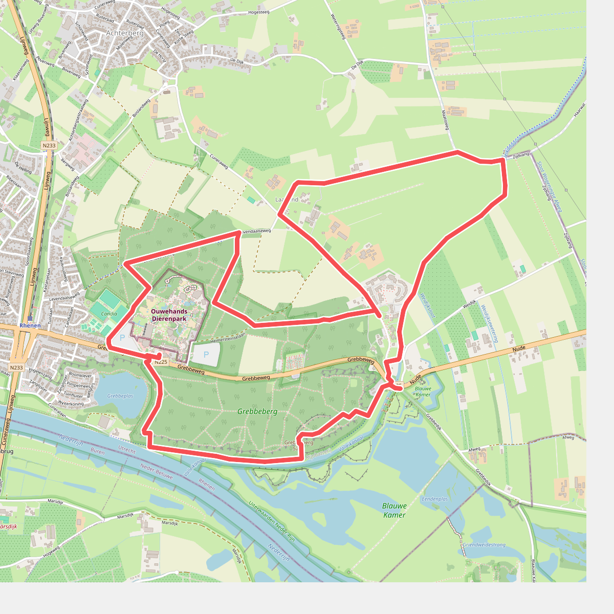 Een mooie wandeling over de Grebbeberg