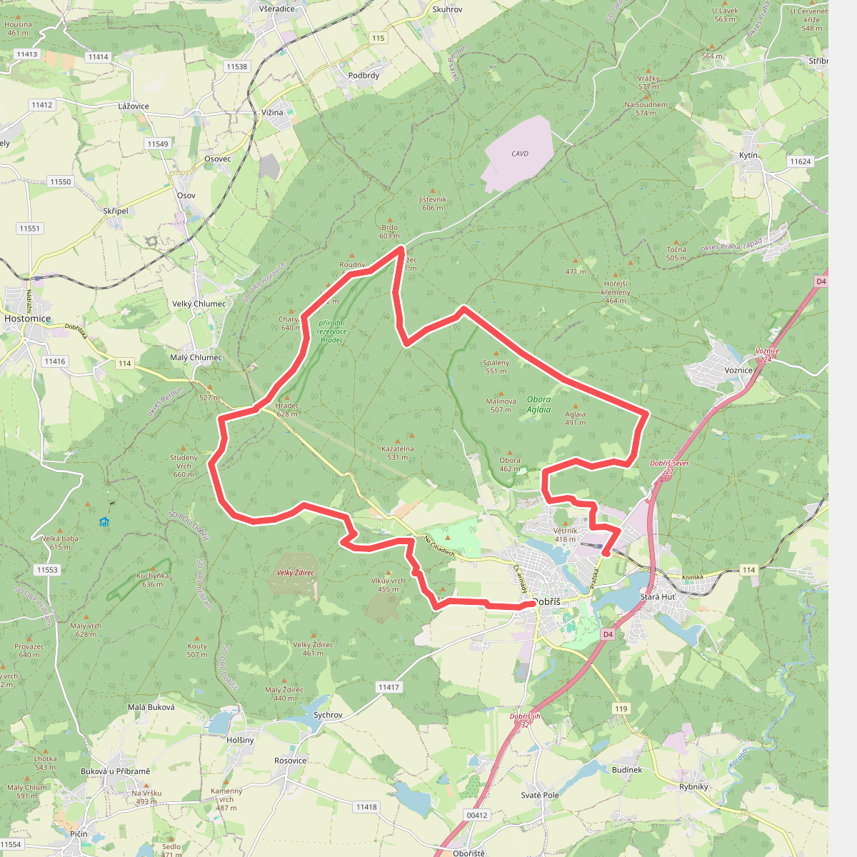 NS Dobří(š) v poznání - lesní okruh