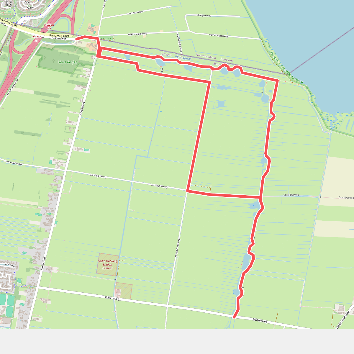 Wandelroute Eemland