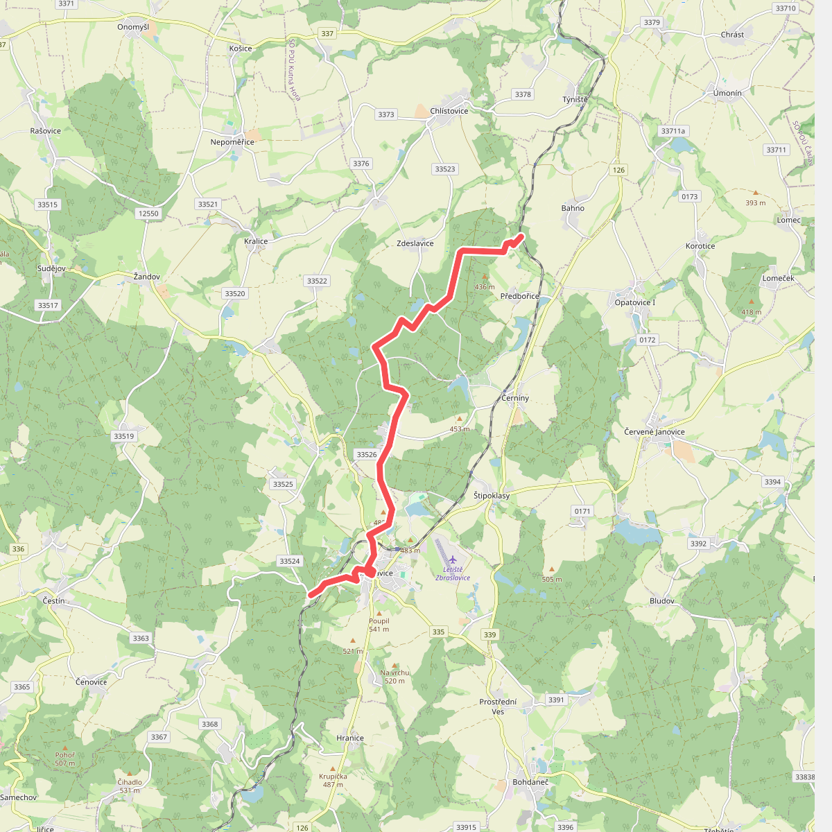 [M] Bahno - Chotěměřice
