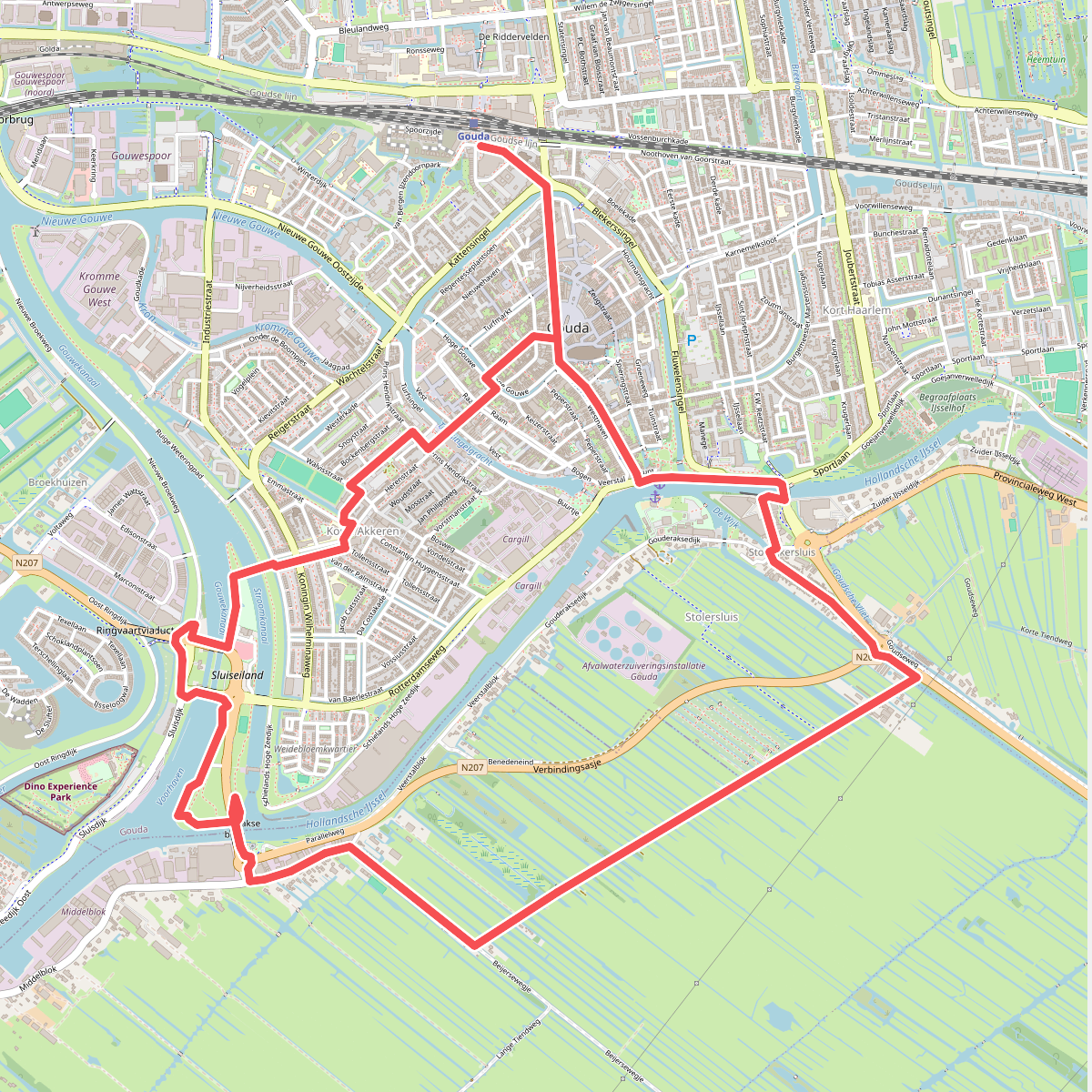 Gouda en de Hollandse IJssel