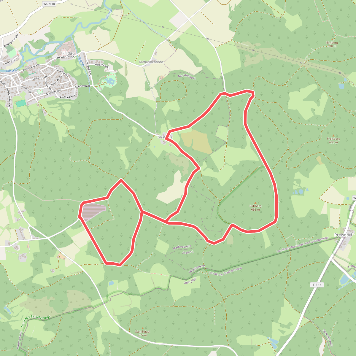 Nordic Walking - Glashüttenweg
