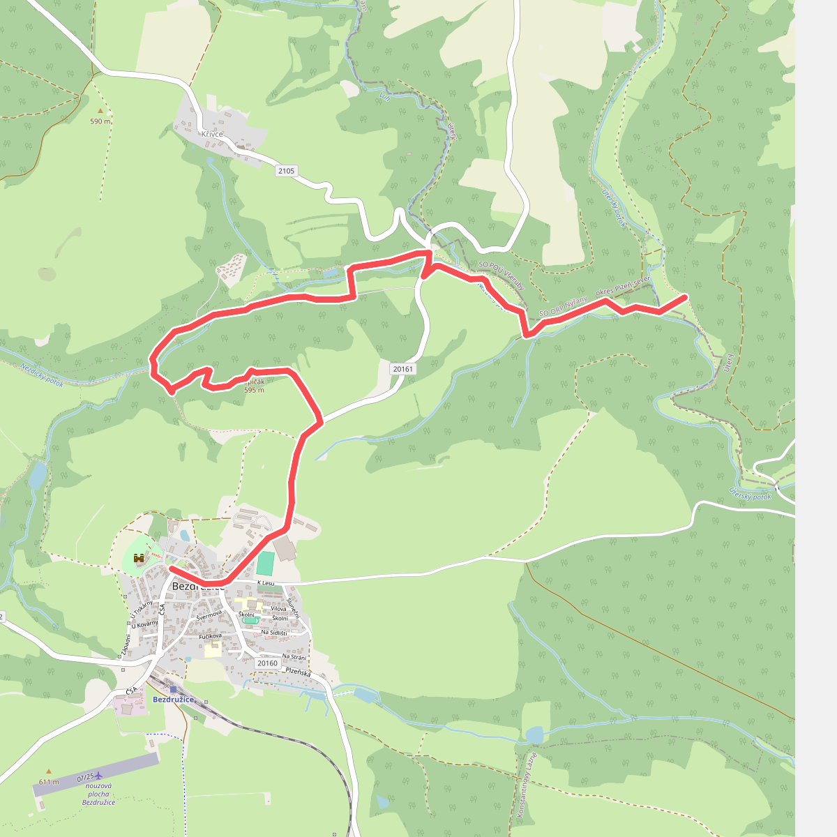 [M] Bezdružice - Nezdický potok
