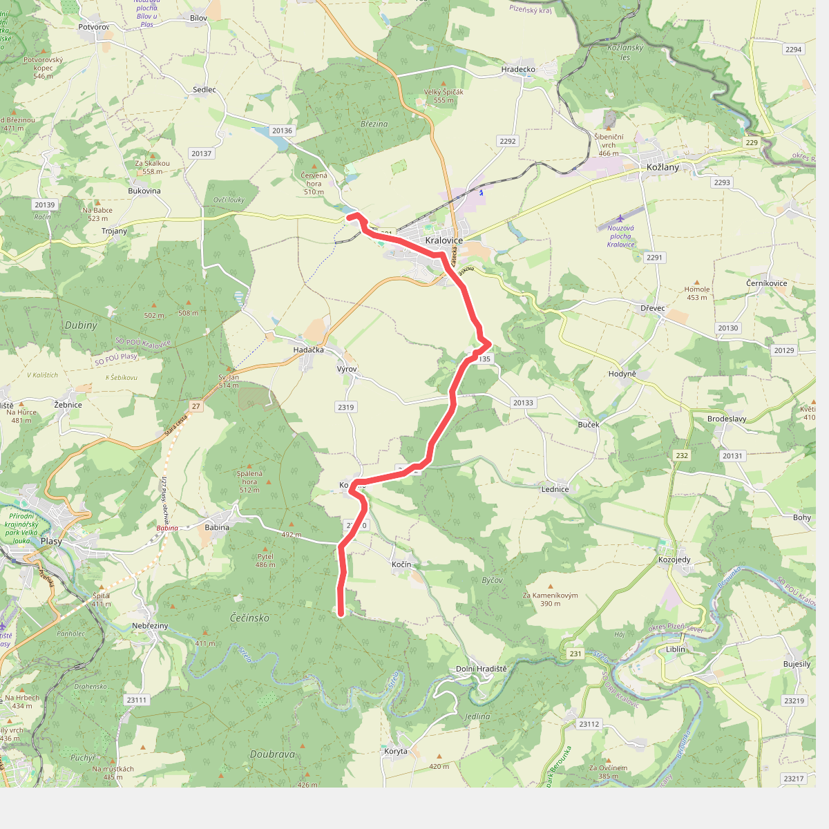 [M] Mariánský Týnec - Čečín