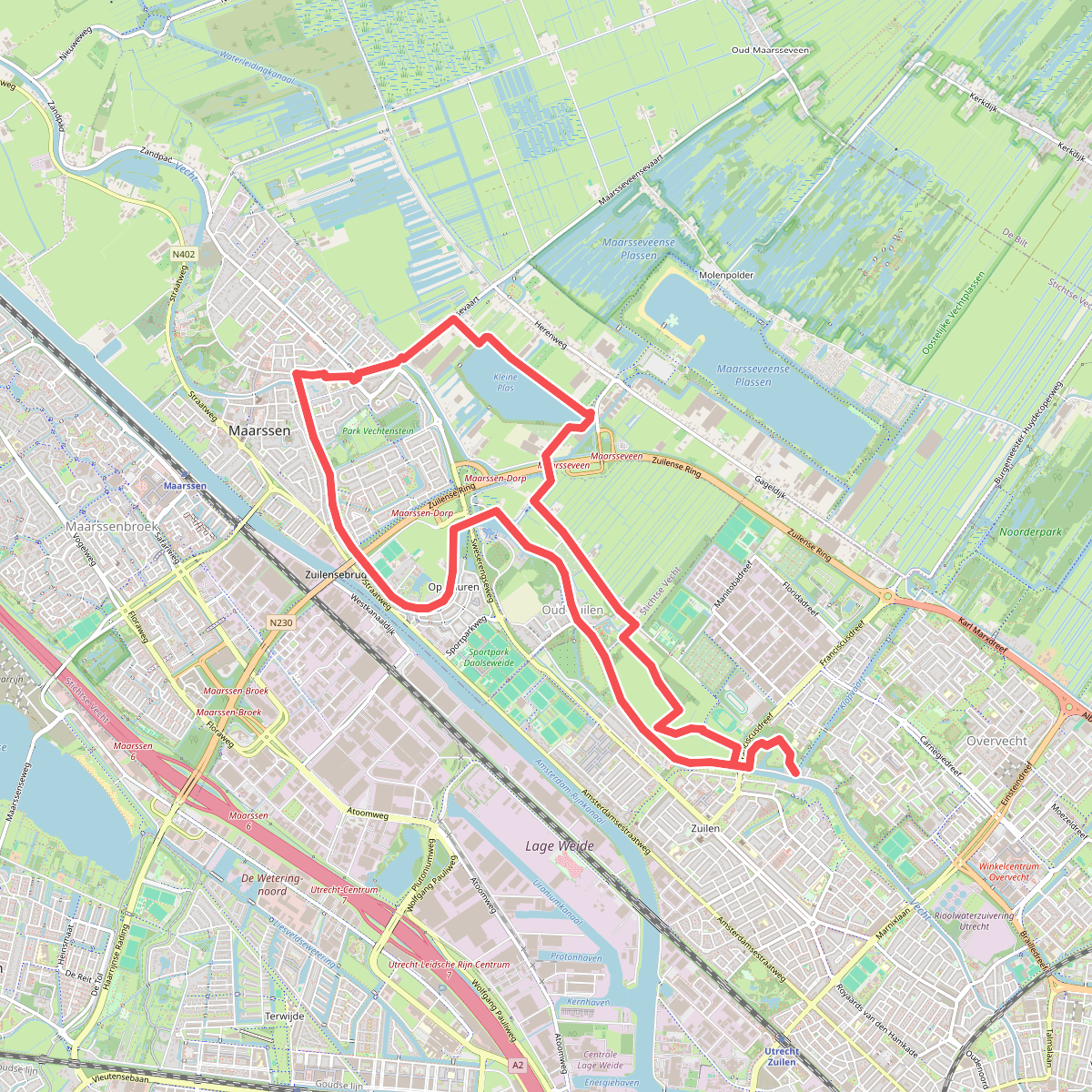 Wandelen langs de Vecht bij Slot Zuylen