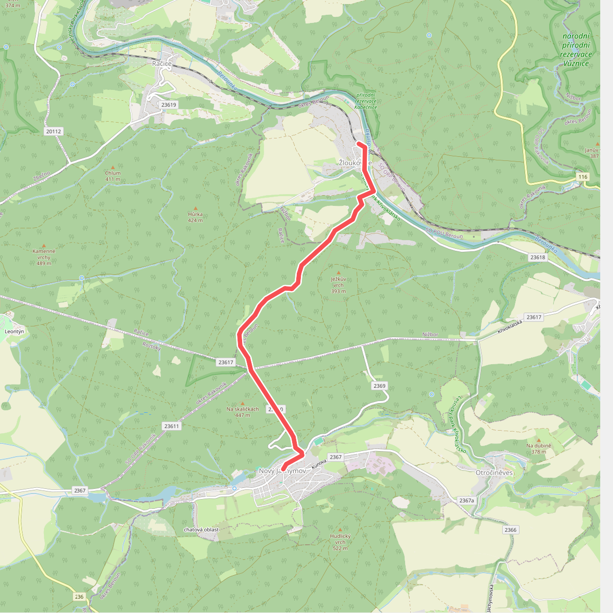[M] Žloukovice - Nový Jáchymov
