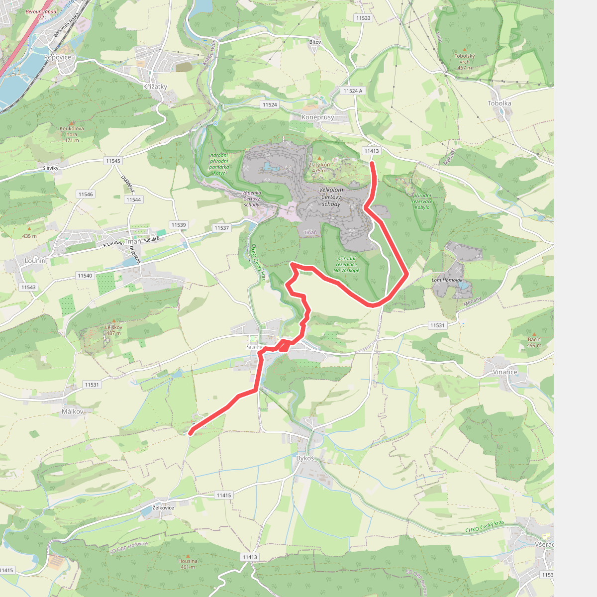 NS Koněpruské jeskyně-Borek KLONK