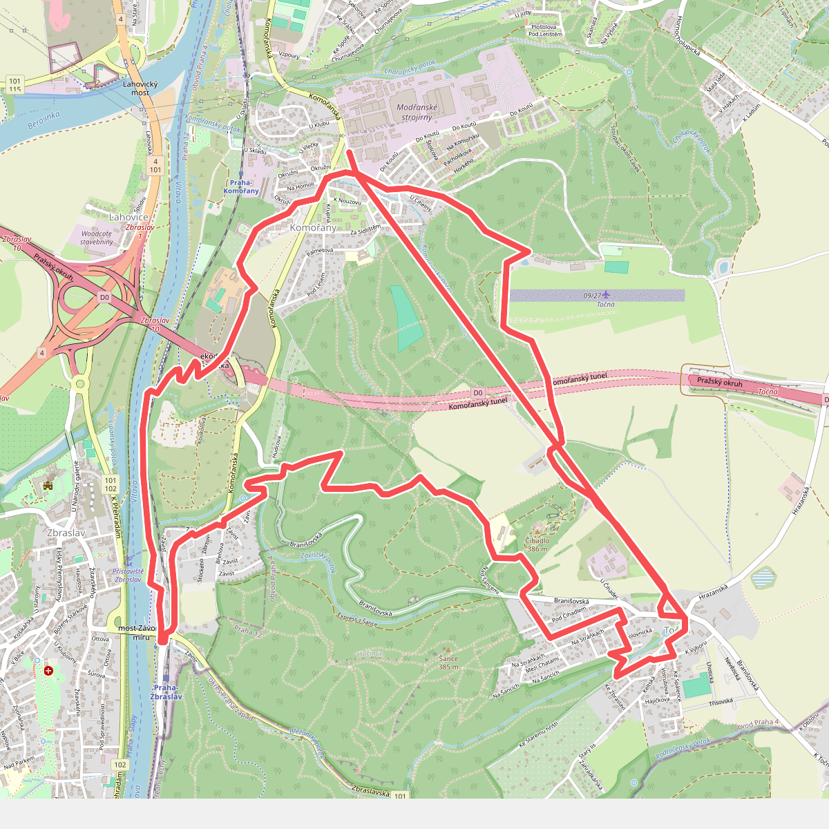 Stezka svobody 1938-1945 okruh 10,5km