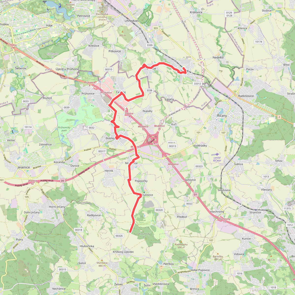 [M] Kolovraty - Ovčárský rybník