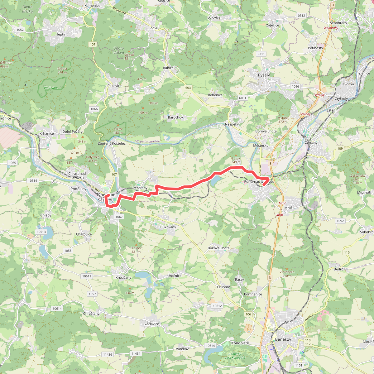 [M] Týnec n. S. - Poříčí n. S.