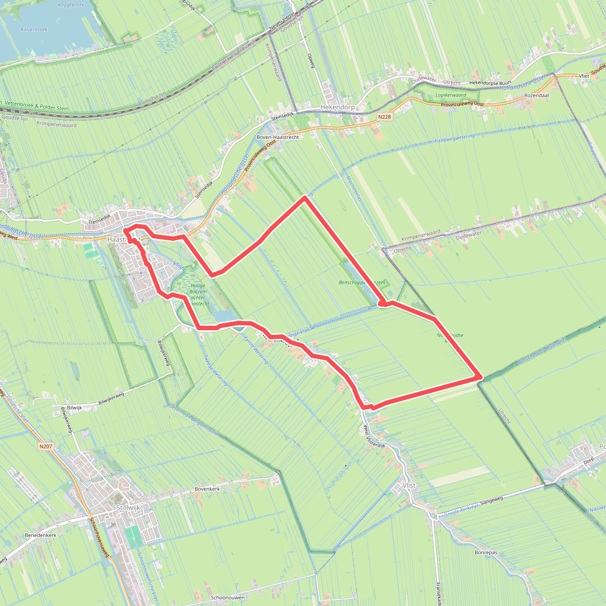 Grote Zilverreiger route