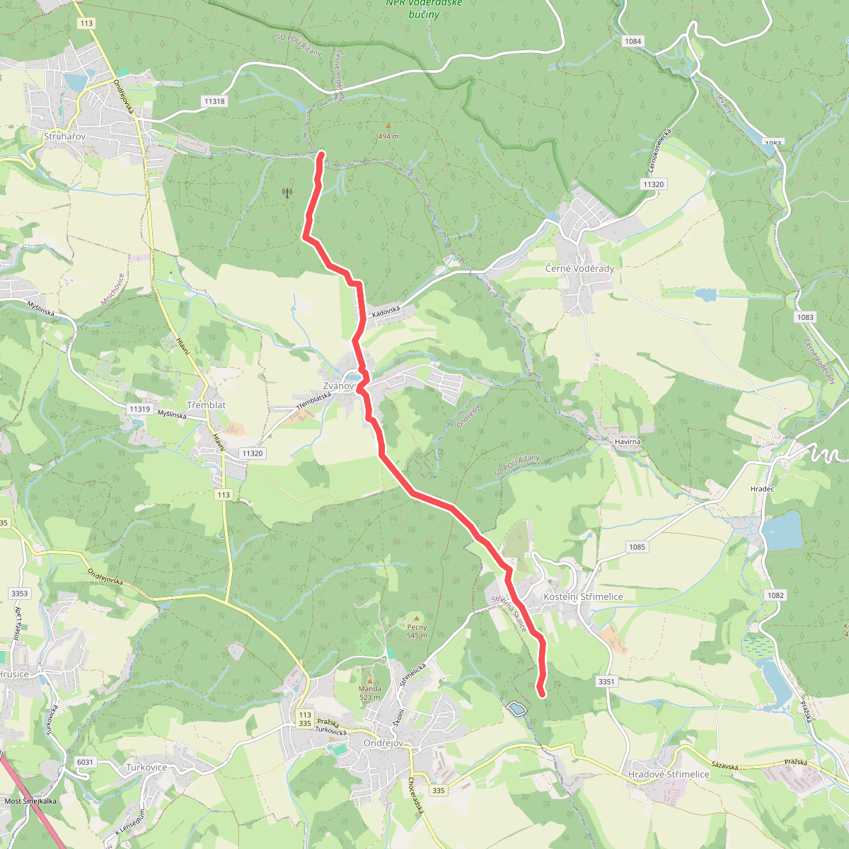 [M] Chlum - Zvánovický potok