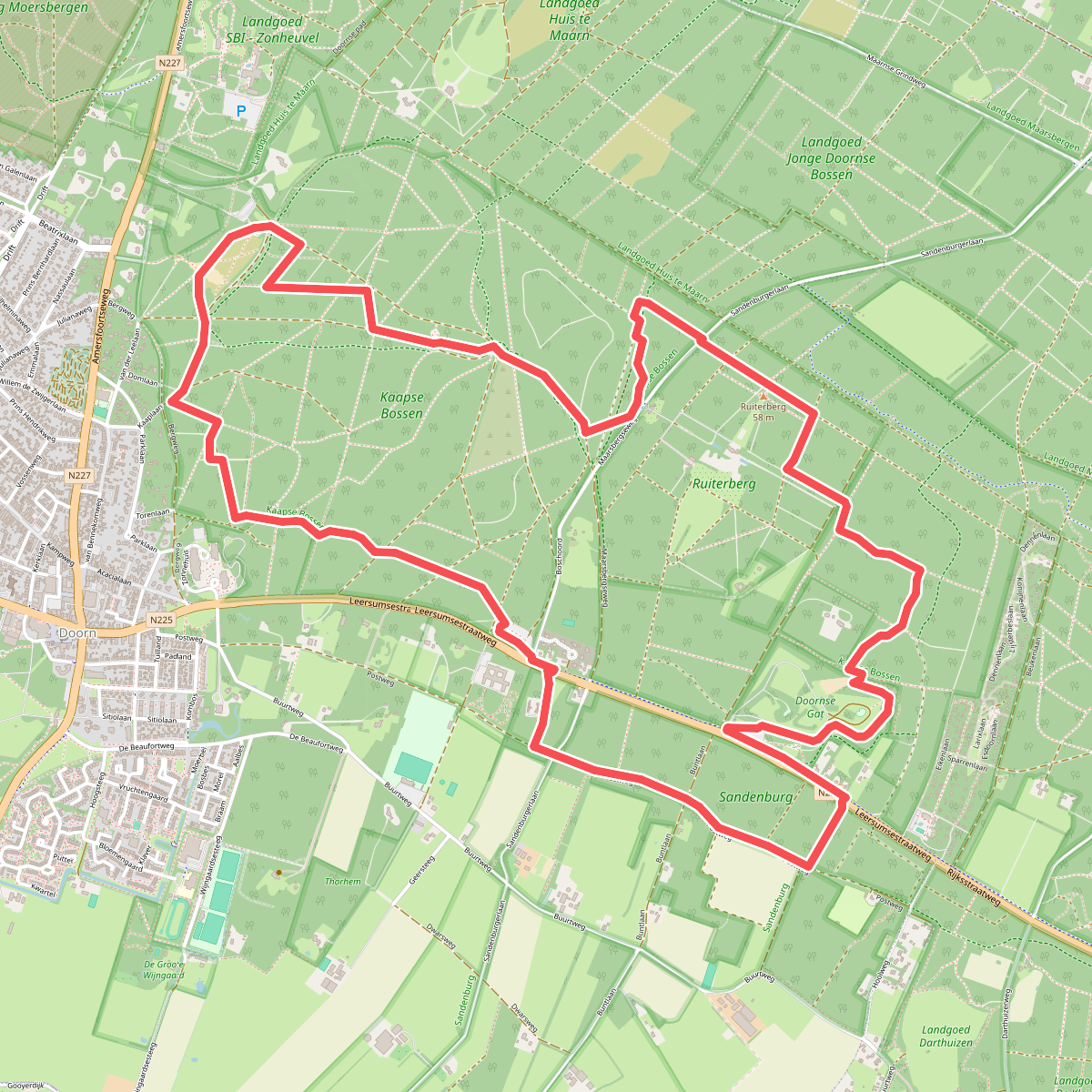 Hoogtepuntenroute