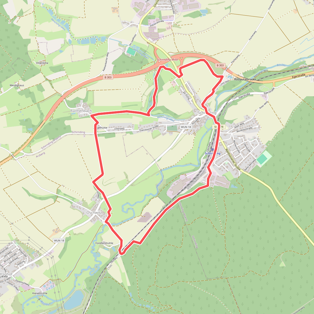 Wanderweg 1 Schirnding
