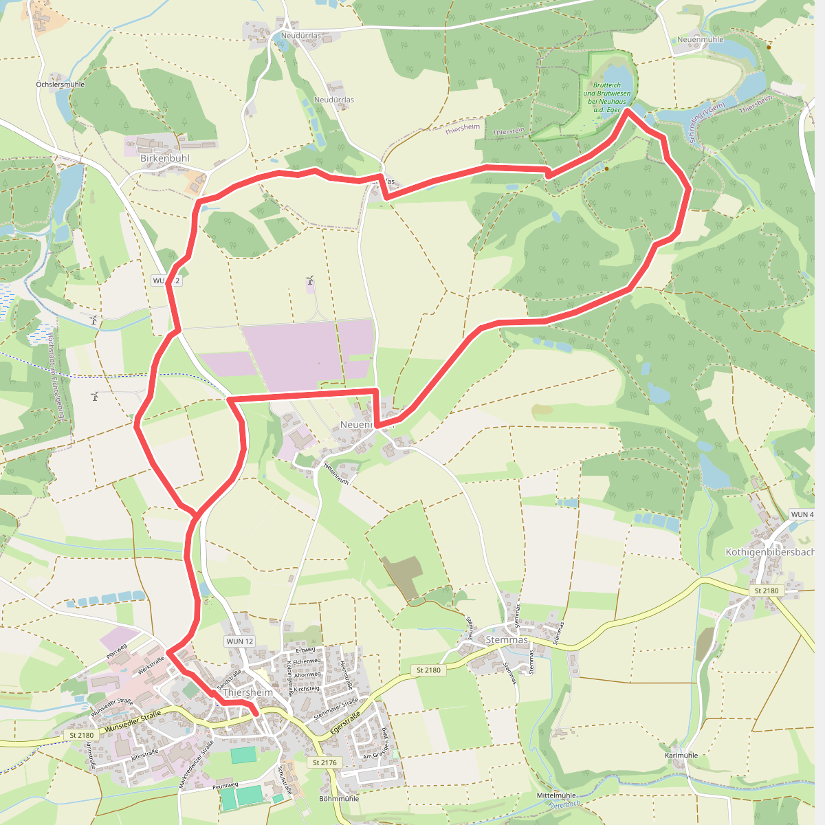 Wanderweg 4 Thiersheim