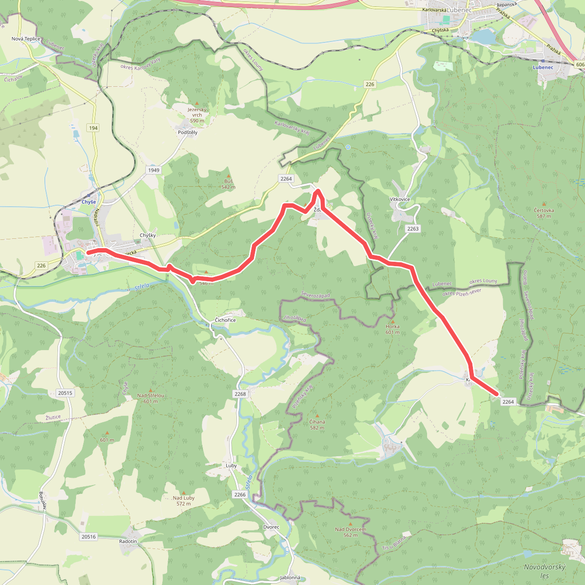 [Ž] Chyše - Kračín