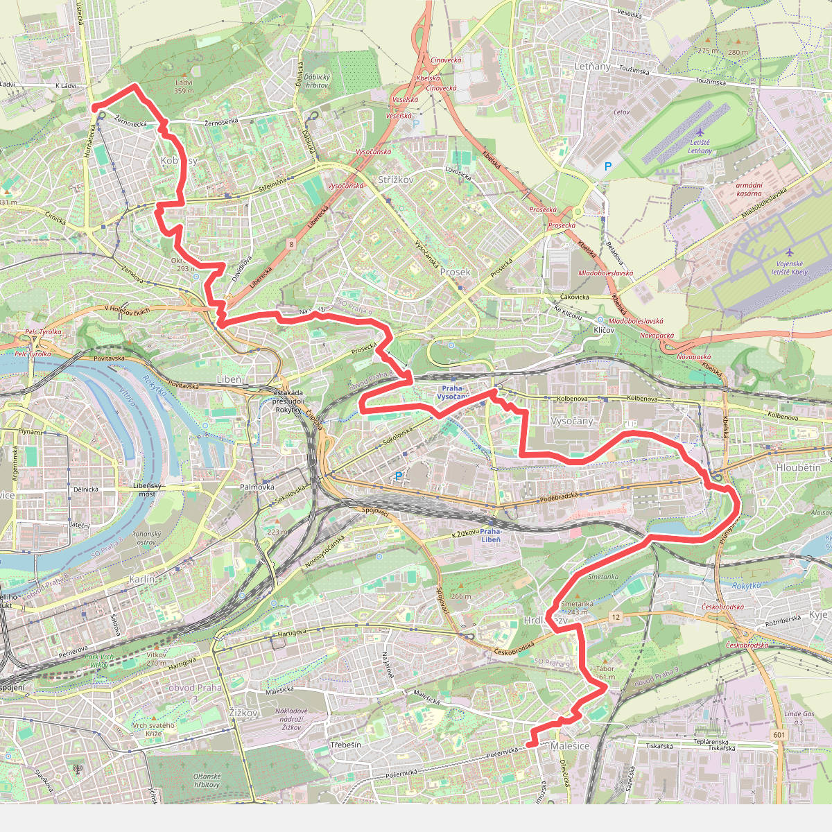 [M] Kobylisy - NS Prahy 9 - Malešice