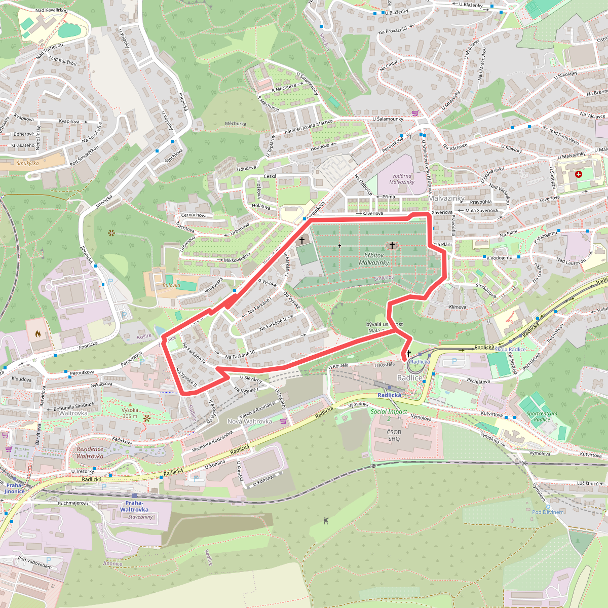 NS Radlice - Farkáň - Malvazinka