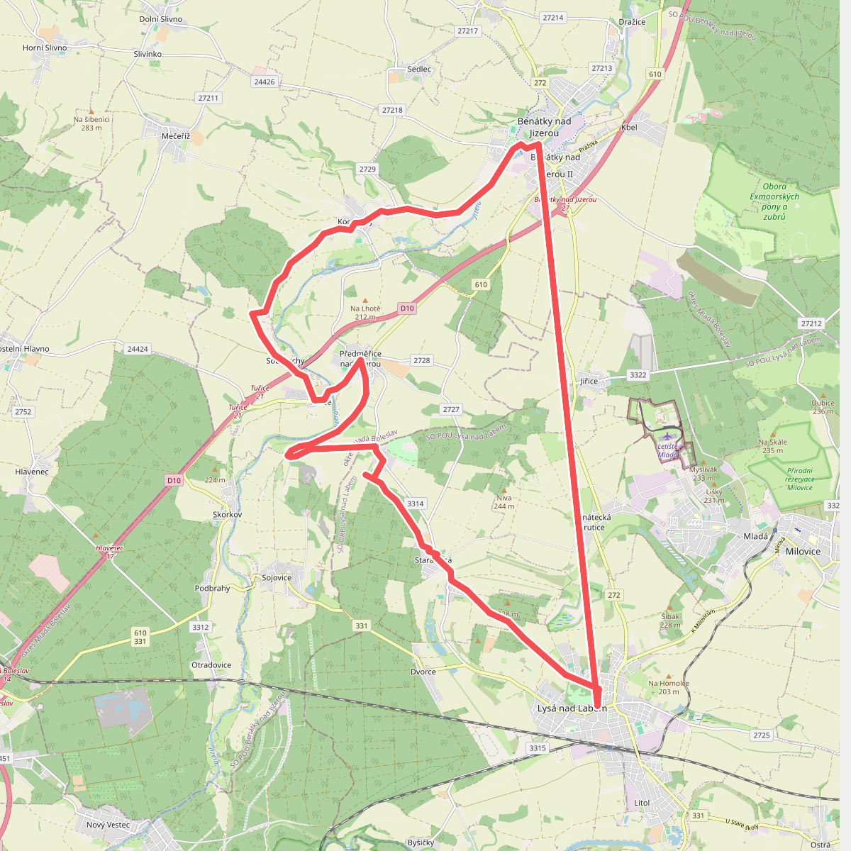 [Z] Lysá nad Labem - Benátky nad Jizerou