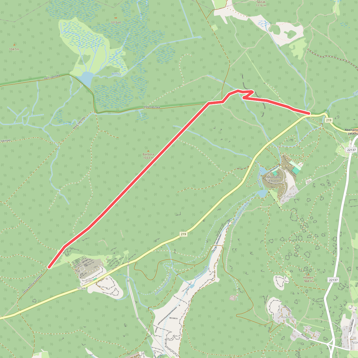 [Ž] Abertamská zatáčka - Vršek (vyhl.)