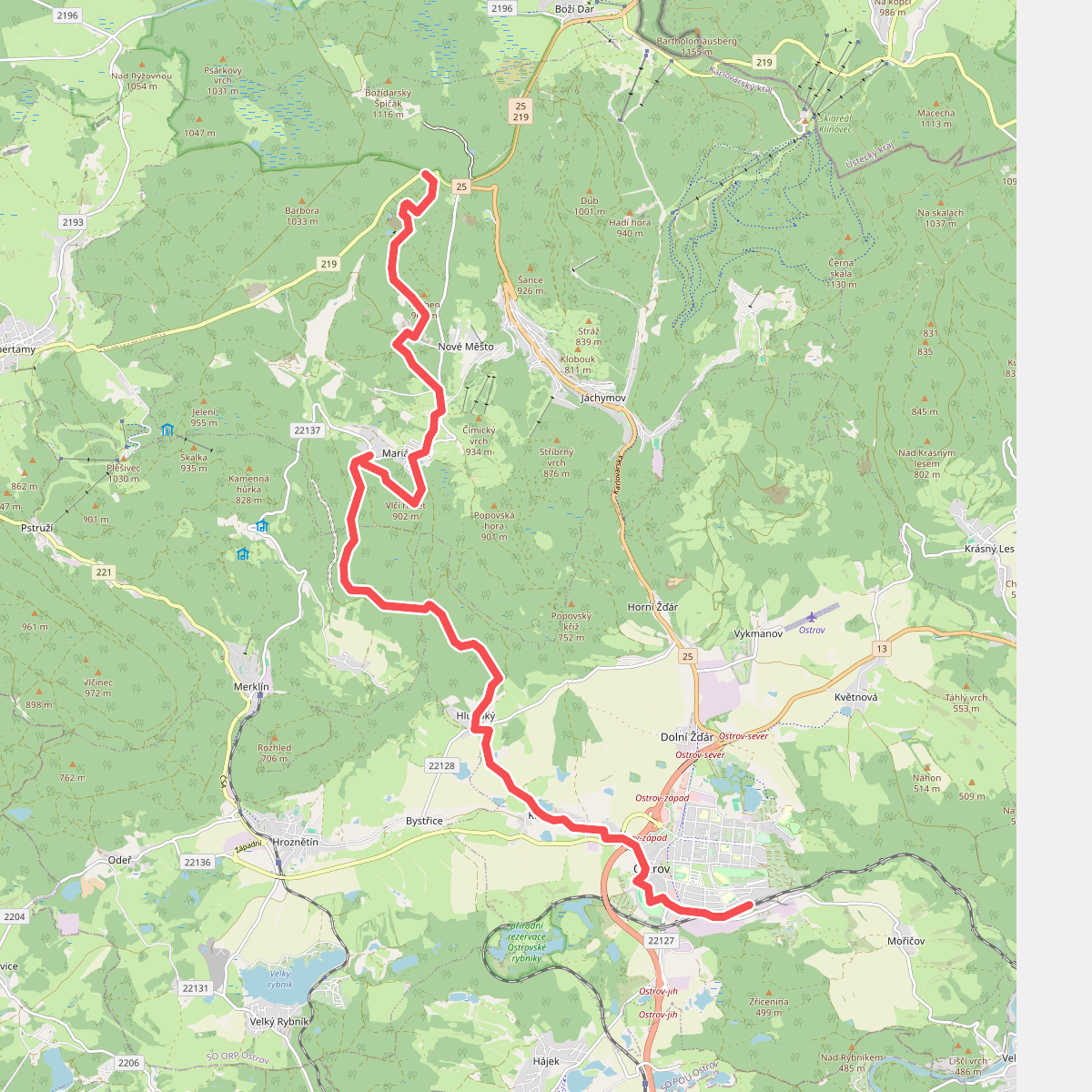 [Č] Abertamská zatáčka - Ostrov