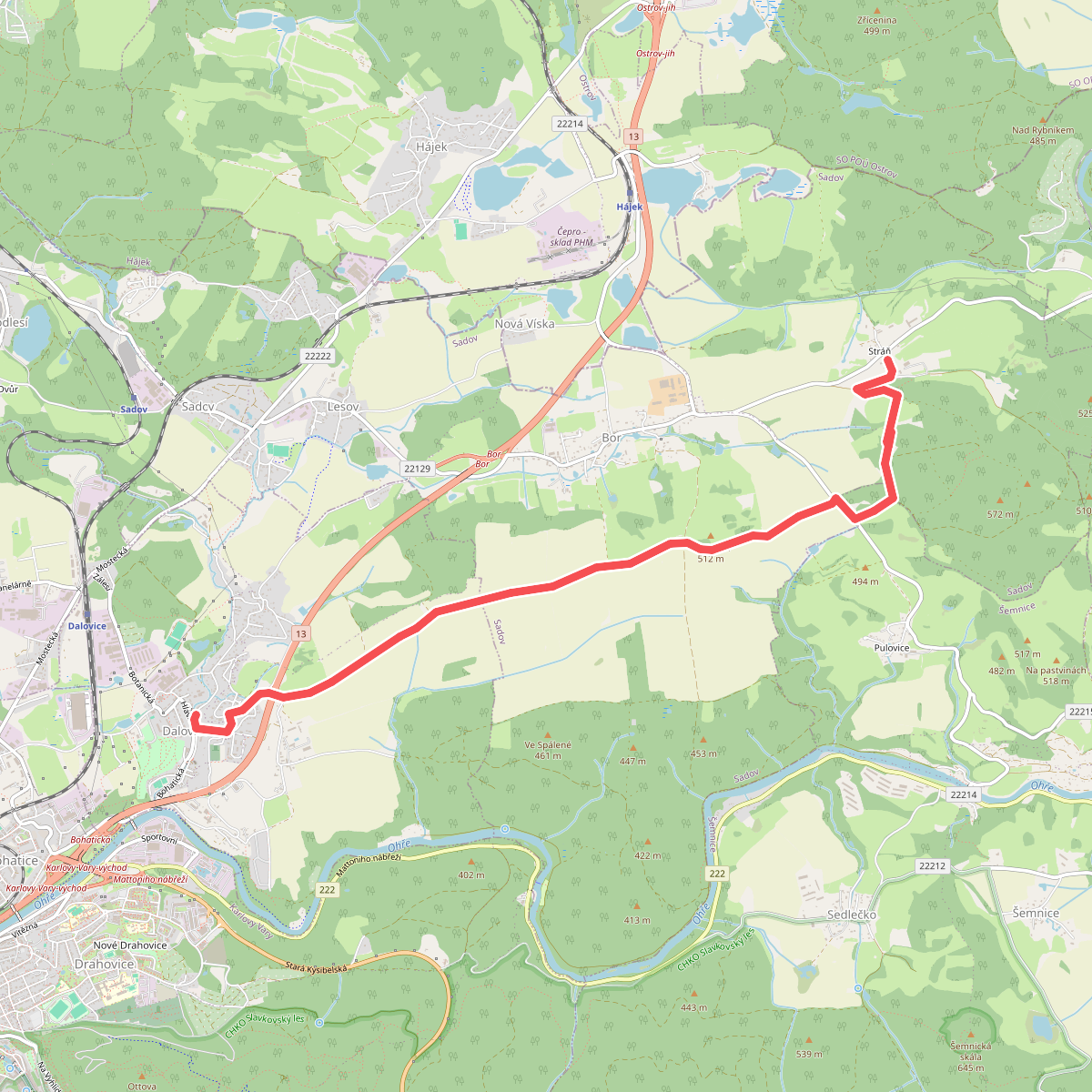 [M] Dalovice - Stráň