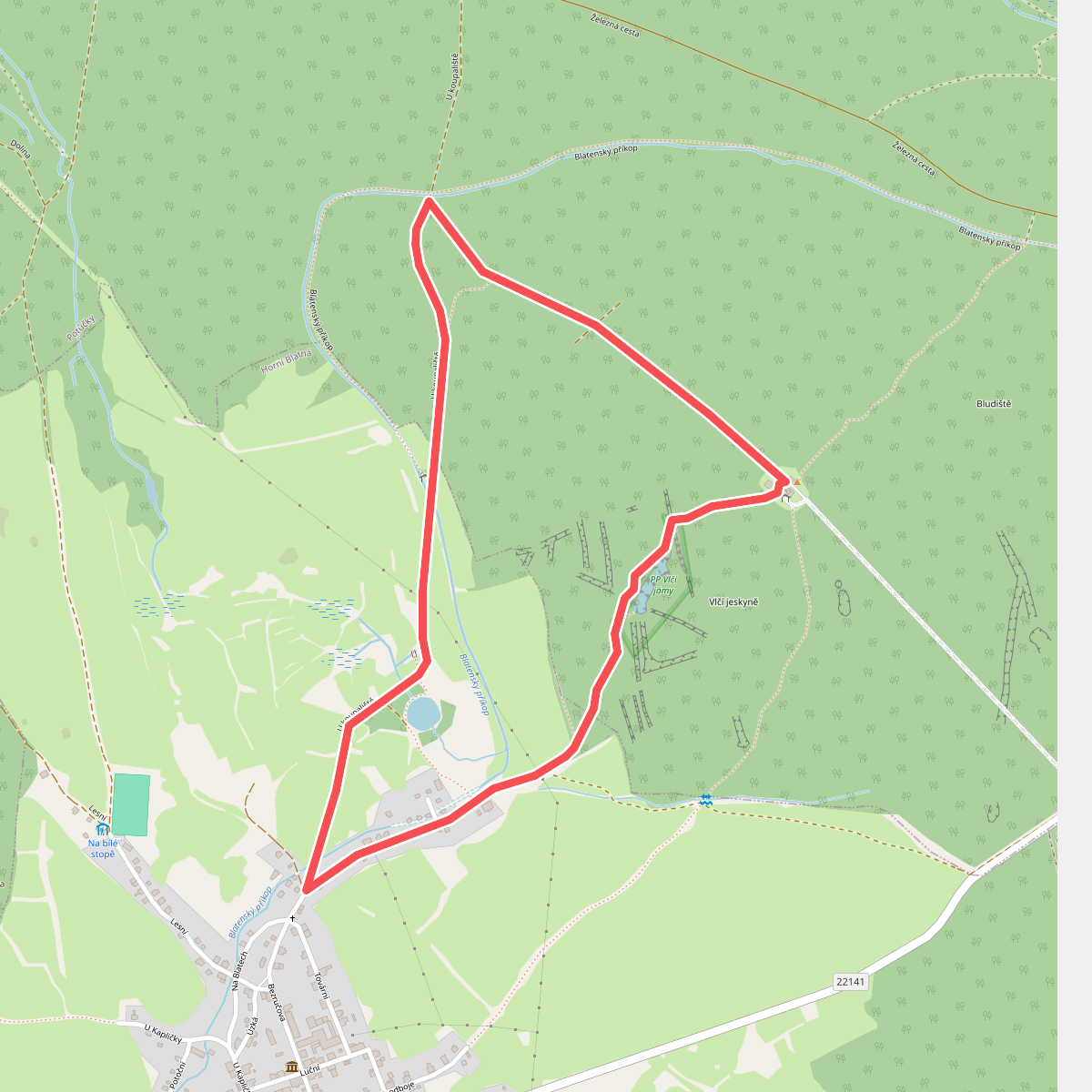 NS Blatná - Vlčí jámy