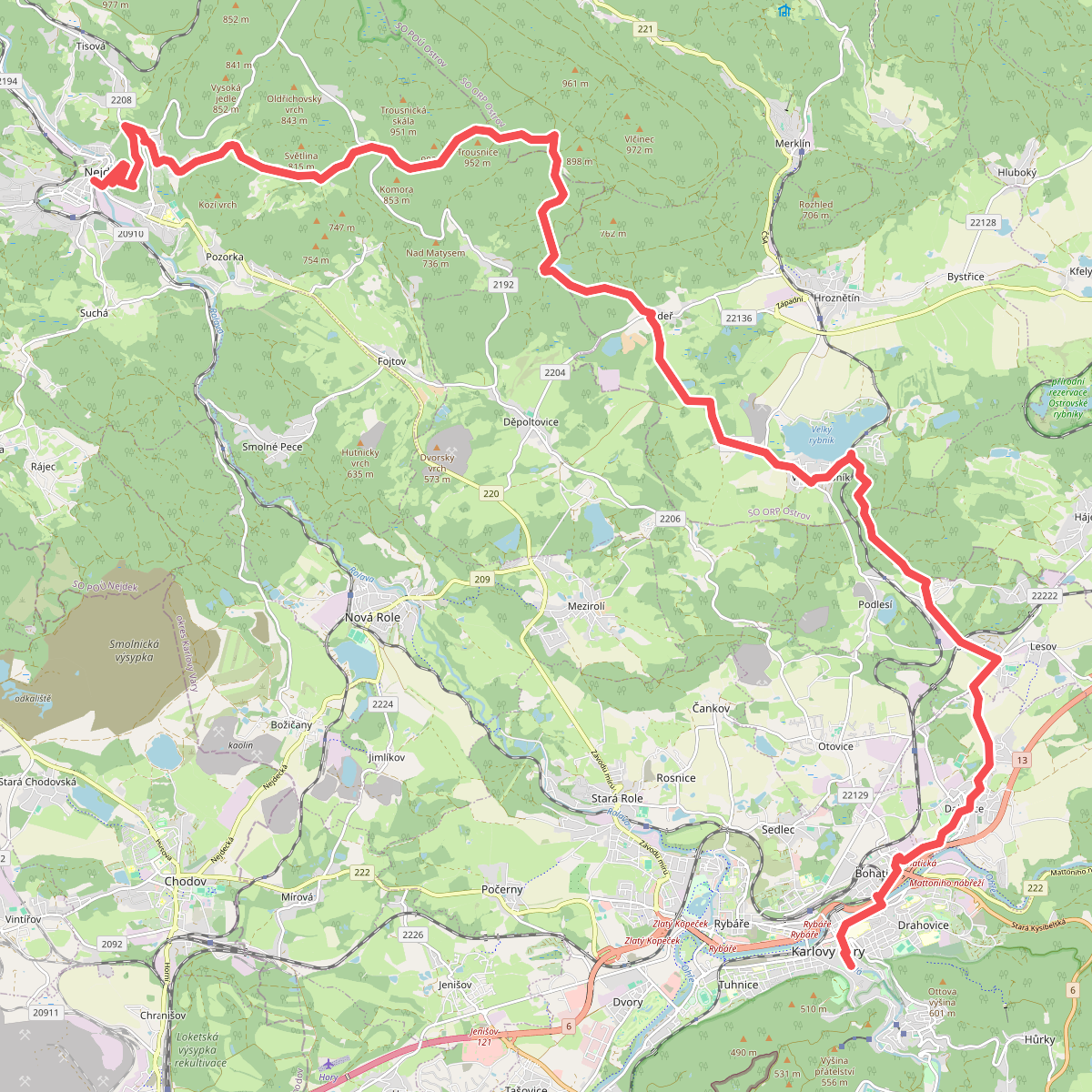 [Ž] Karlovy Vary - Nejdek