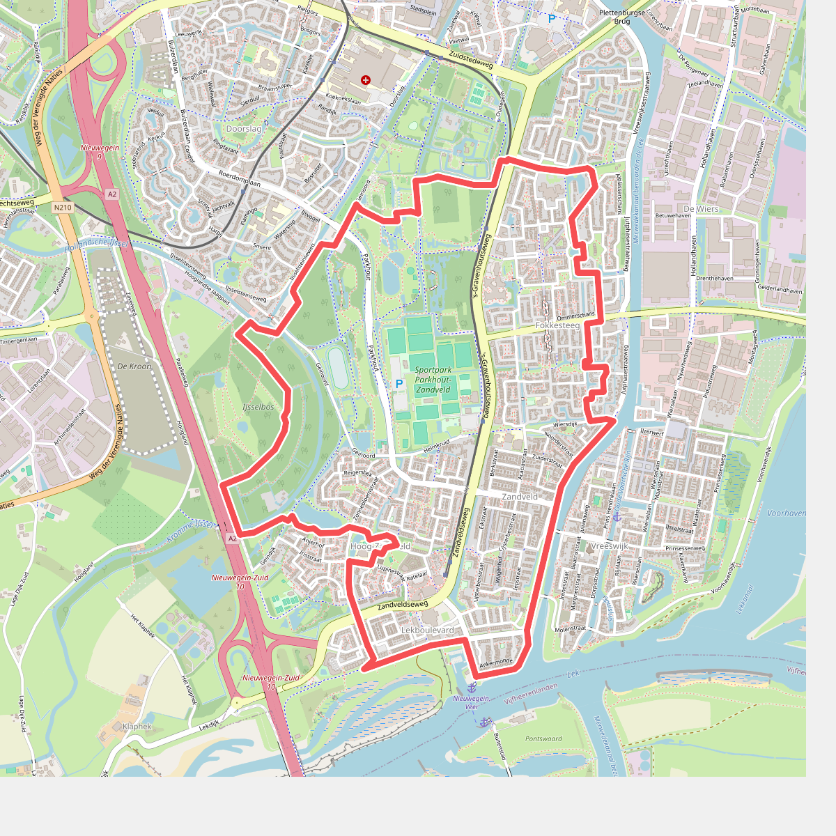 IJsselbos en park Oudegein