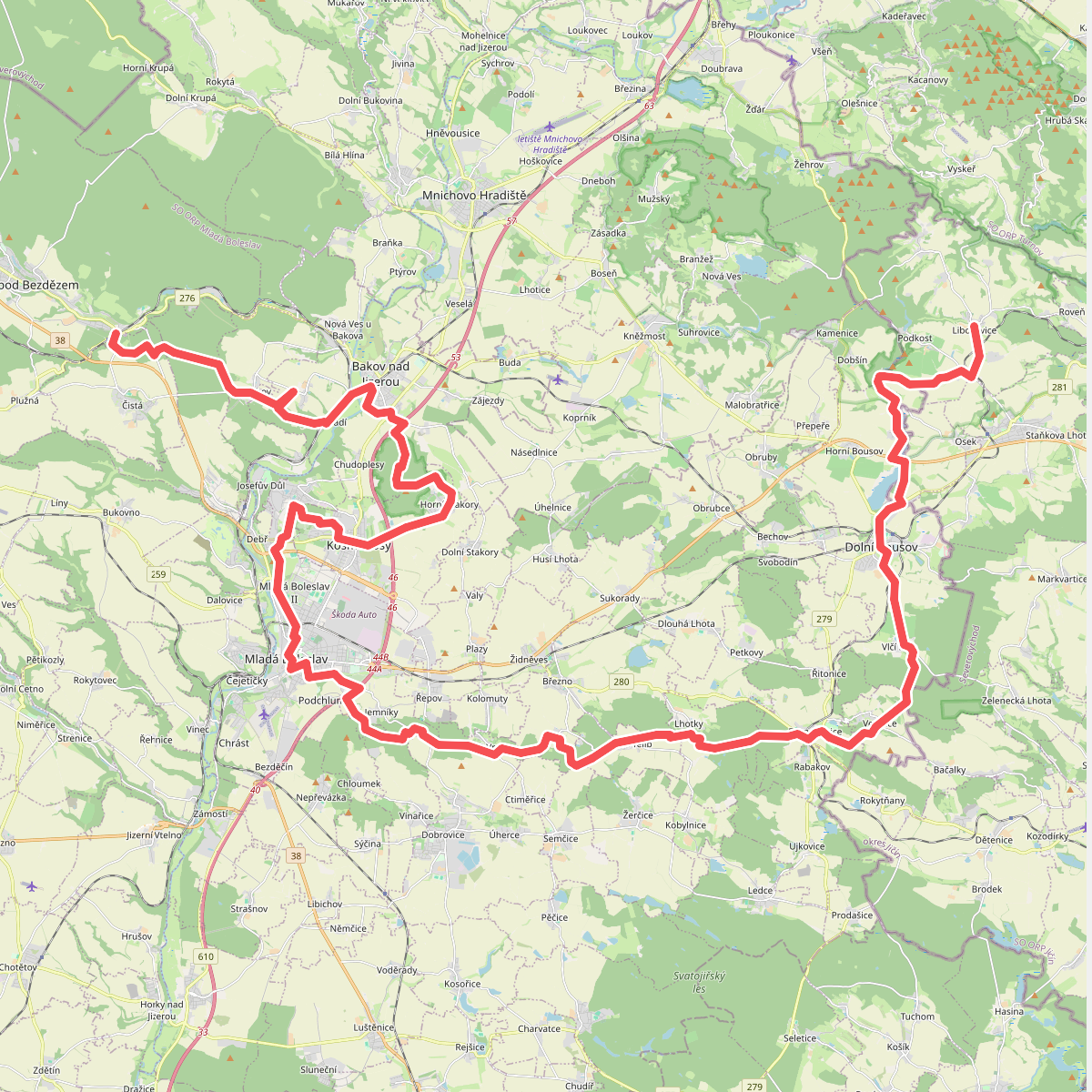 [M] Bělá pod Bezdězem (žst.) - Libošovice