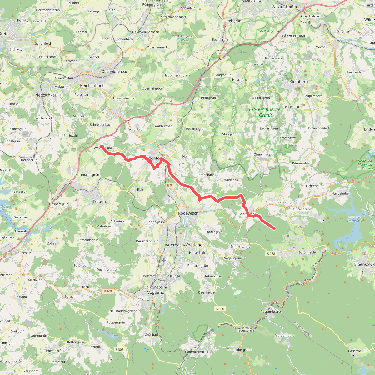 Fernwanderweg Erzgebirge-Vogtland