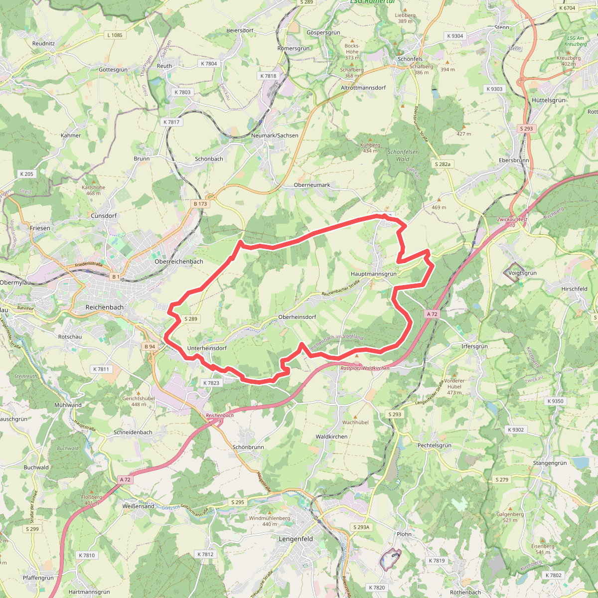 Rundwanderweg Heinsdorfergrund