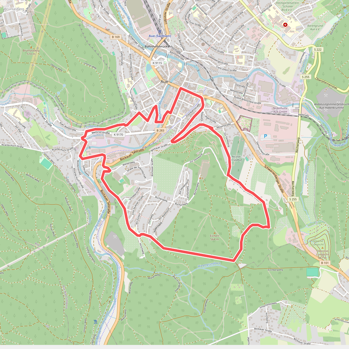Ader Bergbaulehrpfad Aue