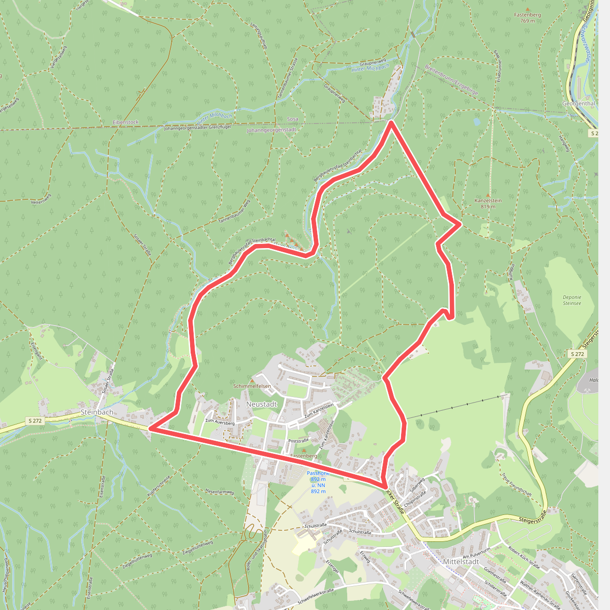 Rundwanderweg um das Steinbachtal