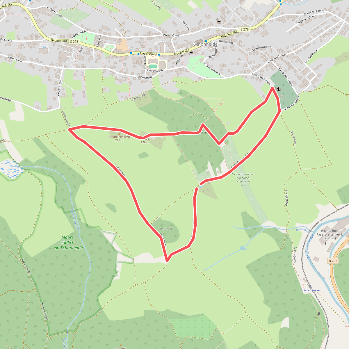 Wanderweg Historische Ski