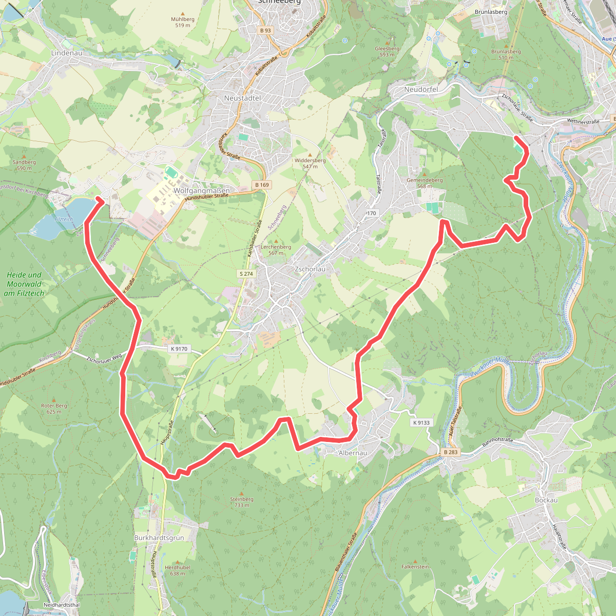 Ww Aue - Albernau - Filzteich