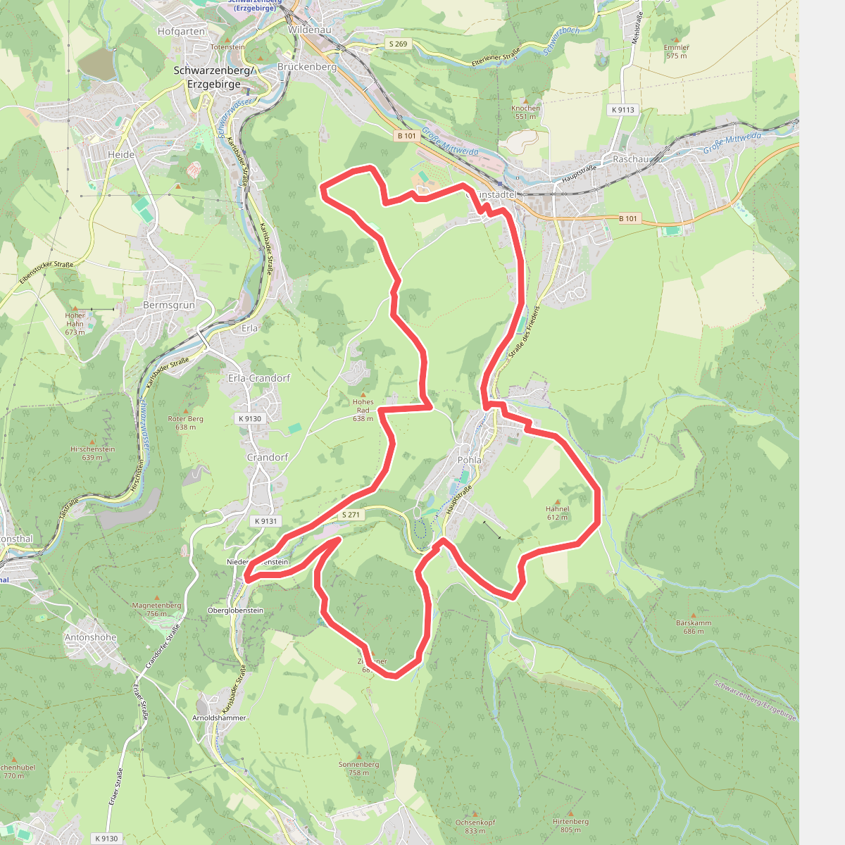 Rundwanderweg Pöhlwassertal