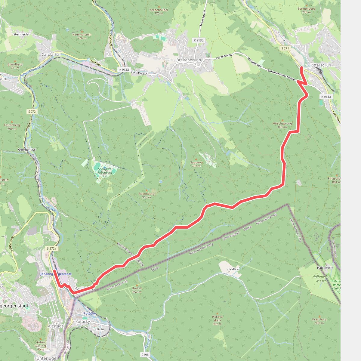 Ww Rittersgrün - Johanngeorgenstadt